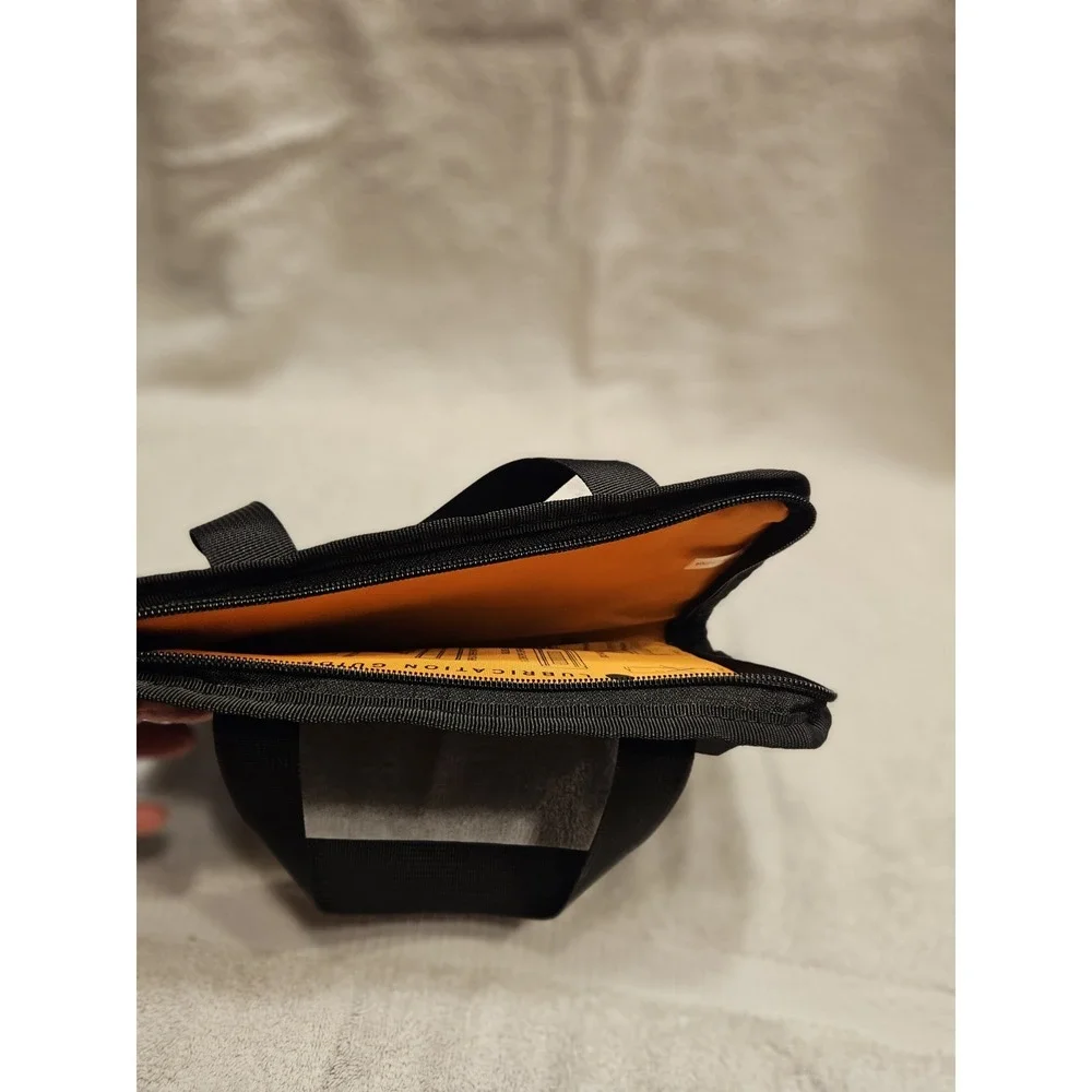 Glock Carrying Case For Single Pistol Black/orange with lubrication guide inside
